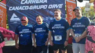 Abraham Aquiahuatl Vázquez y Valentina Huerta triunfan en la Carrera Canaco de 5 km en Mérida