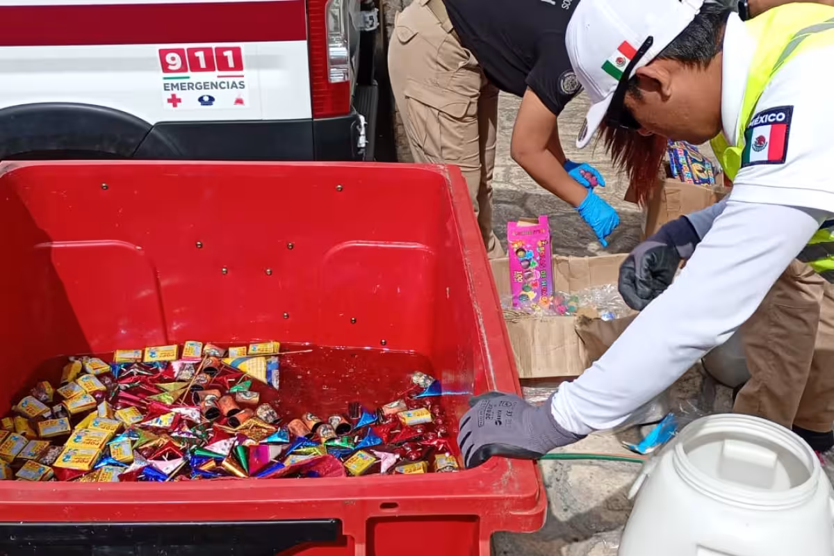 Destruyen una tonelada de pirotecnia decomisada en Playa del Carmen ...