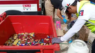 Destruyen una tonelada de pirotecnia decomisada en Playa del Carmen tras el operativo Guadalupe-Reyes