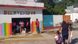 La movilidad de personas se registró desde temprana hora en Kantunilkín