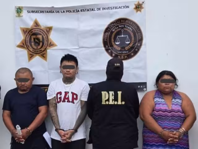 Las tres personas fueron puestas a disposición del juez a fin de que se continúe el proceso penal correspondiente