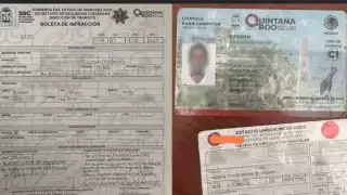 Sancionan a taxista que se volaba los altos en la ciudad de Chetumal 