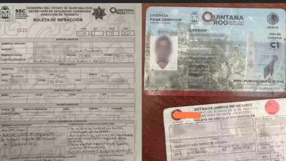 Sancionan a taxista que se volaba los altos en la ciudad de Chetumal Sancionan a taxista que se volaba los altos en la ciudad de Chetumal