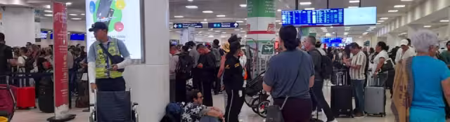 Así lucía el Aeropuerto de Cancún este domingo 30 de junio