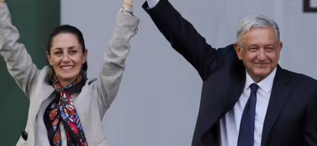 Claudia Sheinbaum y Andrés Manuel López Obrador