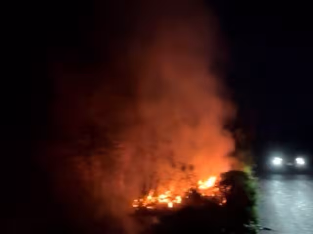 Acorde a las autoridades el incendio en Calderitas fue provocado.