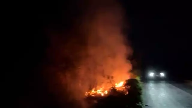 Acorde a las autoridades el incendio en Calderitas fue provocado.