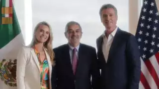 Juan Ramón de la Fuente y el gobernador de California acuerdan modernización consular