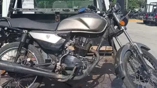 Recuperan motocicleta robada en Playa del Carmen