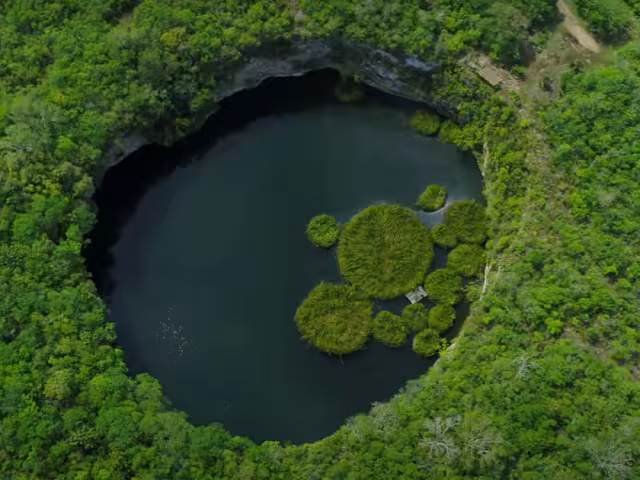 El cenote que está al norte de México