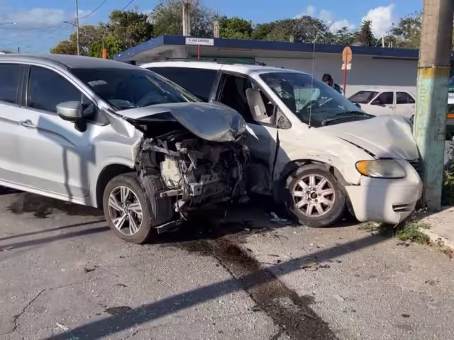 Reportan múltiples accidentes viales en Chetumal