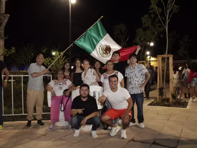 Así se vive el ambiente del Grito de Independencia en Mérida: FOTOS