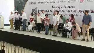 Arranca Claudia Sheinbaum Programa de Vivienda para el Bienestar en Campeche