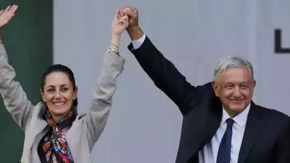 Claudia Sheinbaum y Andrés Manuel López Obrador Claudia Sheinbaum y Andrés Manuel López Obrador