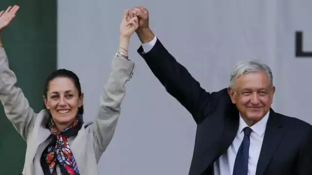 Claudia Sheinbaum y Andrés Manuel López Obrador