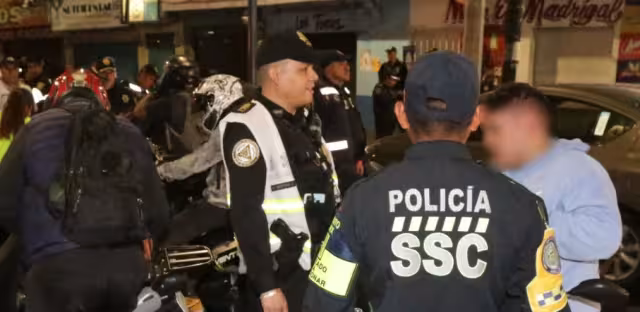 Agentes de la policía de Ciudad de México