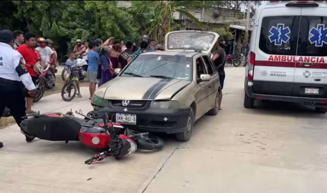 Choque deja menores lesionados