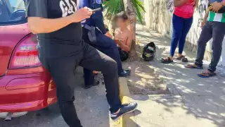 Conductor  provoca accidente al no respetar su alto en avenida de Las Cigüeñas de Playa del Carmen