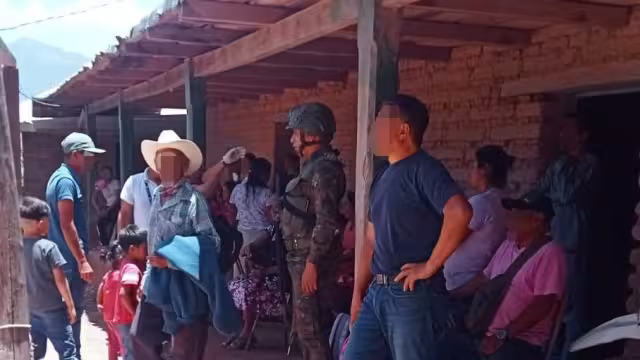 El gobierno de Guetemala reporta que al menos 580 personas de Chiapas han sido desplazadas por la violencia del crimen organizado, hacia ese país