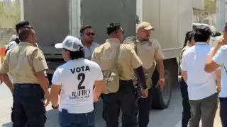 El camión no contaba con seguridad