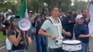 Trabajadores del Poder Judicial bloquean Periférico Sur en la CDMX en protesta contra la Reforma Judicial