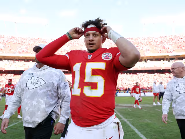 Patrick Mahomes en acción