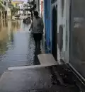 Con el fin de evitarse daños, los habitantes tomaron precauciones
