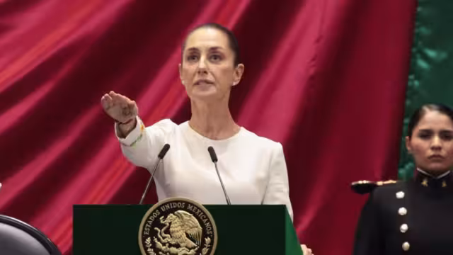Claudia Sheinbaum al tomar protesta como Presidenta Constitucional de los Estados Unidos Mexicanos