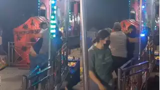 ´Colados´ arman zafarrancho en la feria de Escárcega