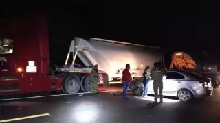 Accidente vial  deja dos personas heridas en  la carretera federal Limones-Mahahual 