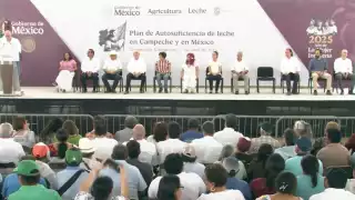 Arranca Plan de autosuficiencia de leche en Campeche por la Presidenta Claudia Sheinbaum