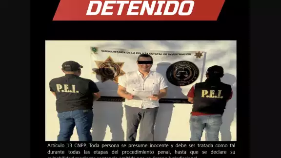 La SSP emitió un comunicado donde confirma la detención este viernes 11 de julio. La SSP emitió un comunicado donde confirma la detención este viernes 11 de julio.