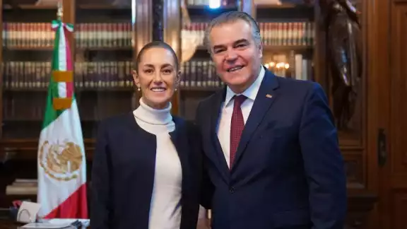 Claudia Sheinbaum, presidenta de México y Francisco Cervantes Díaz, presidente del Consejo Coordinador Empresarial Claudia Sheinbaum, presidenta de México y Francisco Cervantes Díaz, presidente del Consejo Coordinador Empresarial