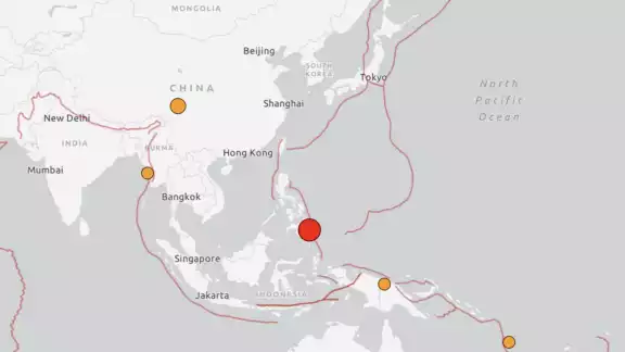 Terremoto de magnitud 7.4 azota a Filipinas este 9 de octubre; hay alerta de tsunami Terremoto de magnitud 7.4 azota a Filipinas este 9 de octubre; hay alerta de tsunami