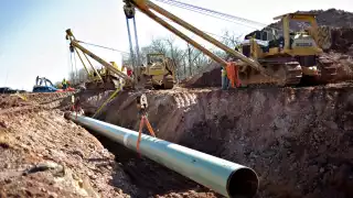  Llega a Campeche tubería para el Gasoducto   