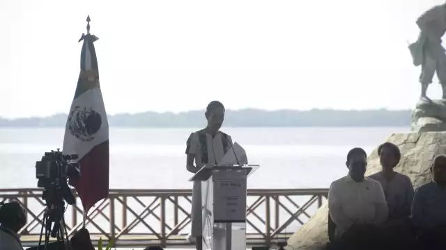 La presidenta de México también anunció la construcción del Tren del Norte México-Nuevo Laredo