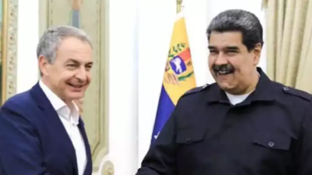 José Luis Rodríguez Zapatero, expresidente de España y Nicolás Maduro, presidente de Venezuela
