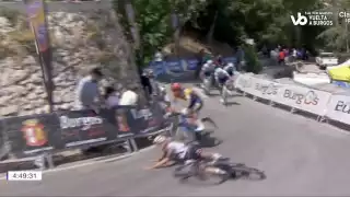 La calda se dio en plena vuelta