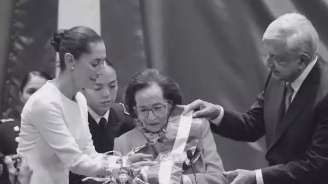 Claudia Sheinbaum recibió la banda presidencial de manos de Ifigenia Martínez el pasado 1 de octubre