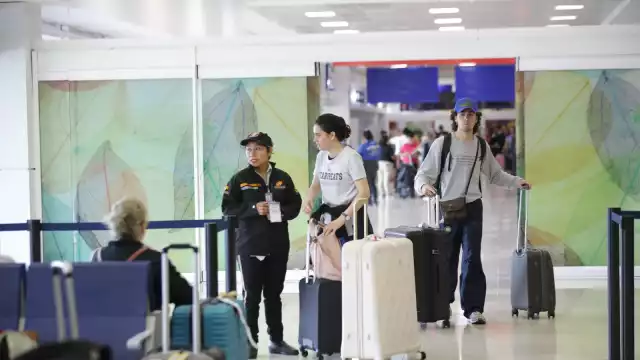 Aunque no se reportaron vuelos cancelados, hubo en total 28 vuelos retrasados