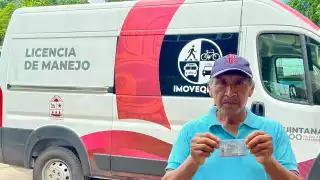 Emite la licencia o permiso de conducir: Caravanas de IMOVEQROO  regresan a Chetumal