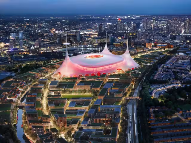 Así luciría el nuevo estadio del United.