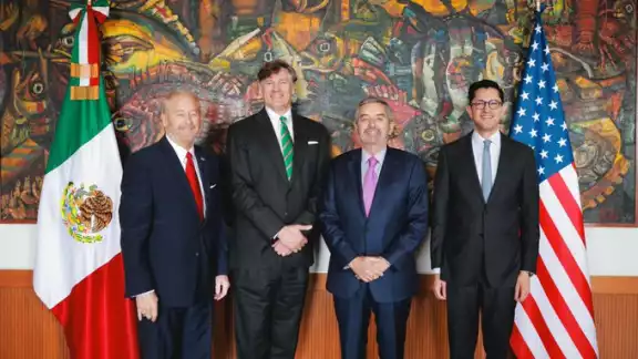 Este encuentro forma parte de la primera gira internacional de Landau como subsecretario