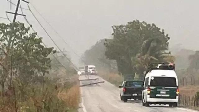 El derrumbe sucedió rumbo a la comunidad "Estado de México"