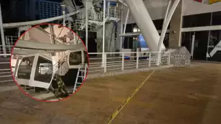 Clausuran temporalmente la rueda de la fortuna de la ZH de Cancún tras falla eléctrica 