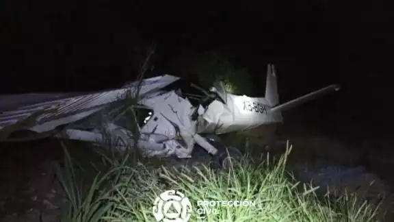 En el desplome de la aeronave dos personas fallecieron. En el desplome de la aeronave dos personas fallecieron.
