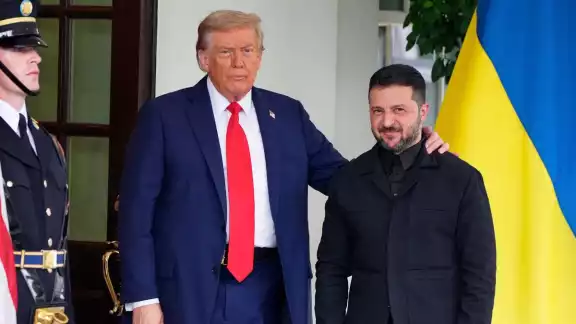 Donald Trump, presidente de Estados Unidos y Volodimir Zelenski, presidente de Ucrania
