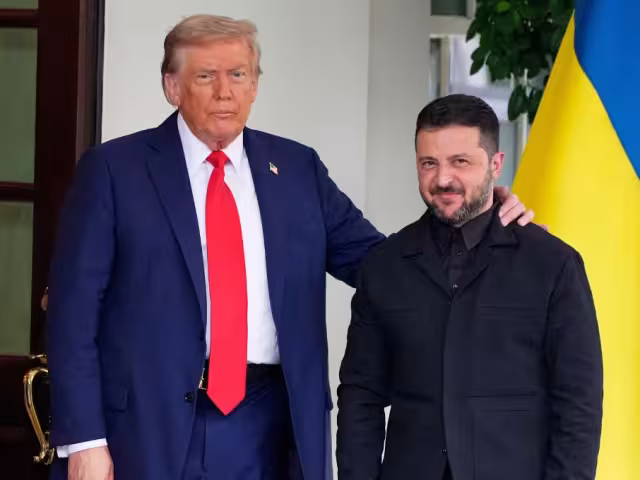 Donald Trump, presidente de Estados Unidos y Volodimir Zelenski, presidente de Ucrania