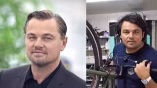 Leonardo DiMecánico": El mexicano que repara bicicletas y causa furor por su parecido con  Dicaprio