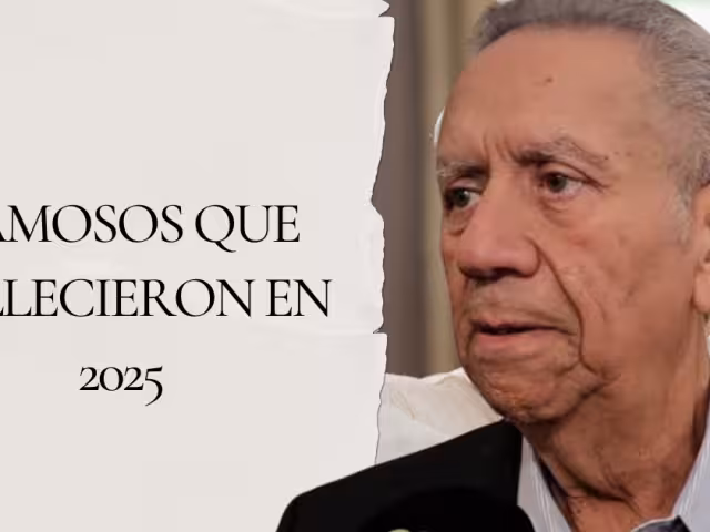 Celebridades que murieron en 2025: Deportistas, actores y cantantes que nos dejaron